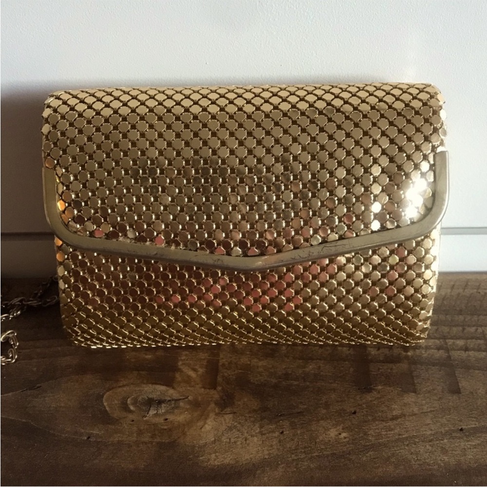 Vintage Gold Mesh Handbag